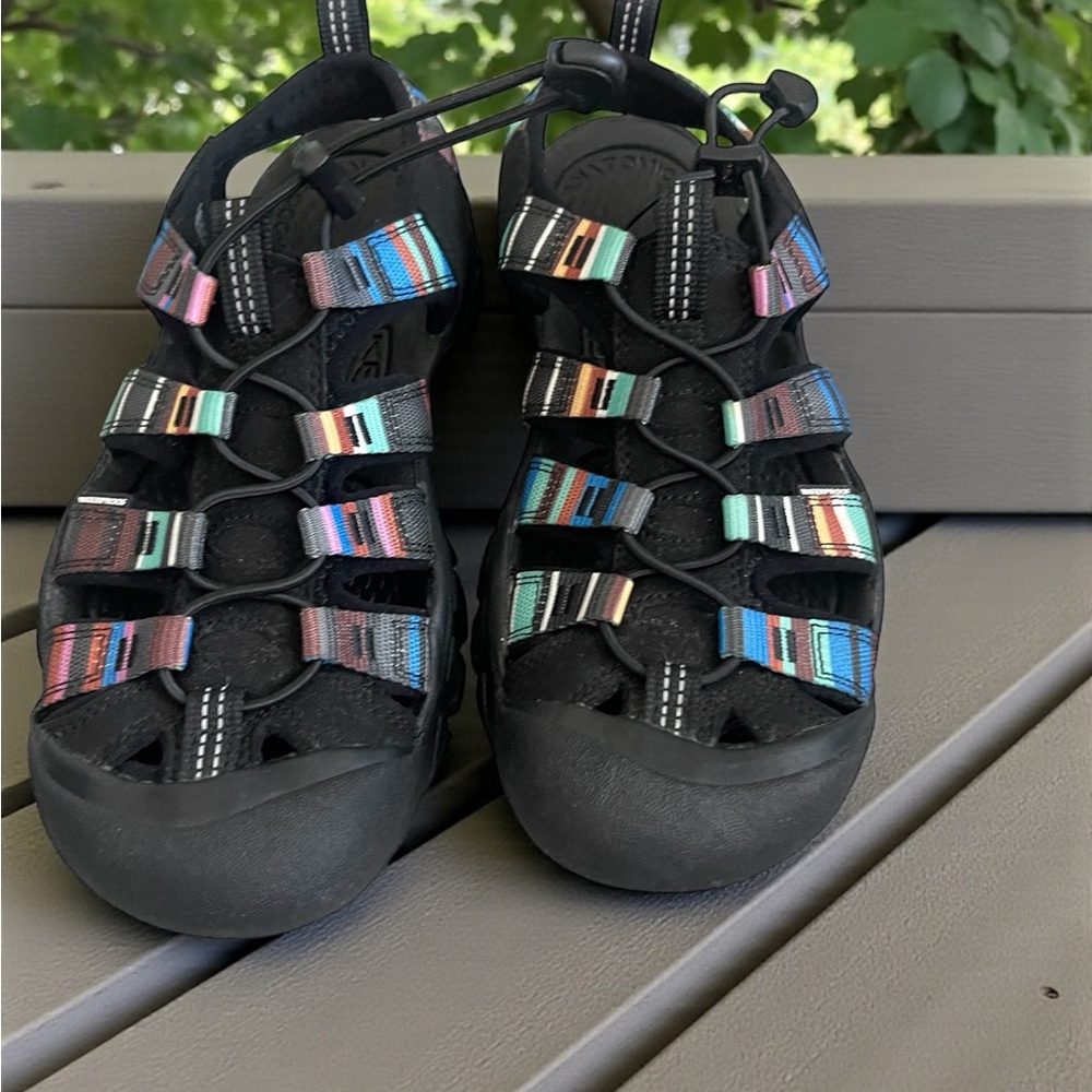 KEEN Newport H2 Women Water Hiking Sandals Raya Black Size 7 - Picture 2 of 6